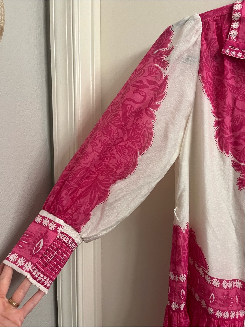 Lilly Pulitzer Drena Long Sleeve Mini Dress Pink - Picture 4 of 14